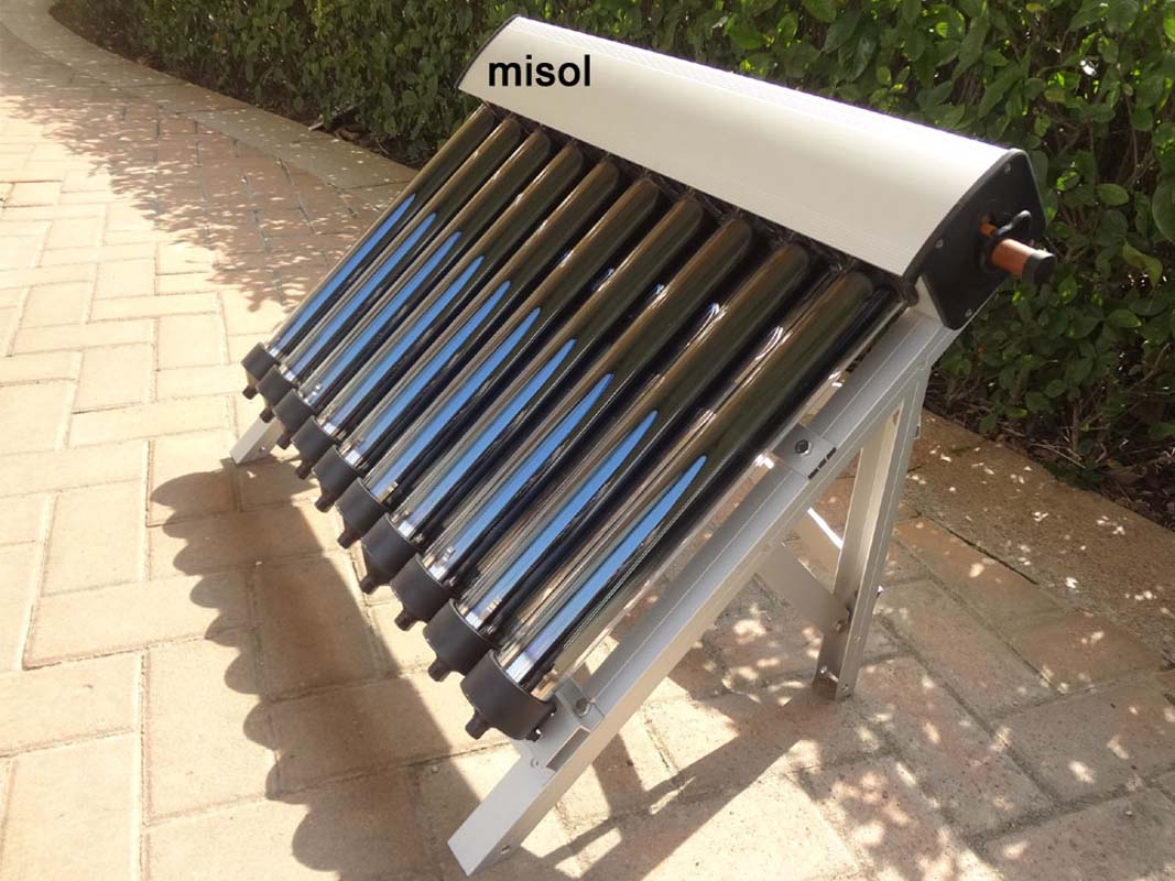 MISOL 10 EVACUATED TUBES, SOLAR COLLECTOR OF SOLAR HOT WATER HEATER, VACUUM TUBES, NEW